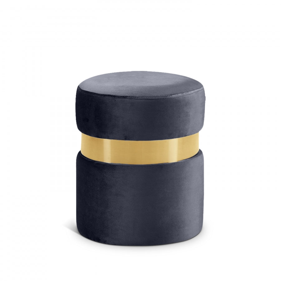 Holly Velvet Stool | Ottoman