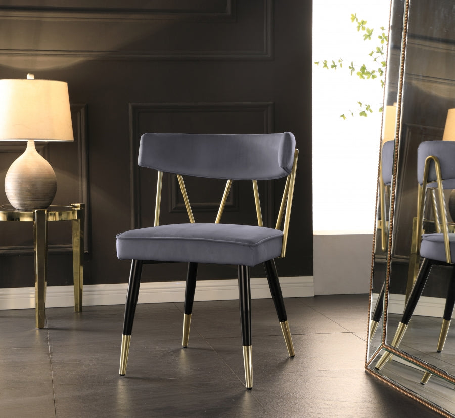 Renisan Velvet Dining Chair (Set of 2)