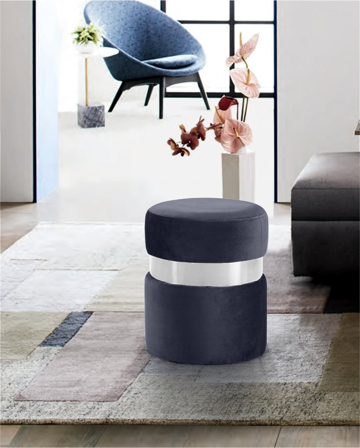 Holly Velvet Stool | Ottoman