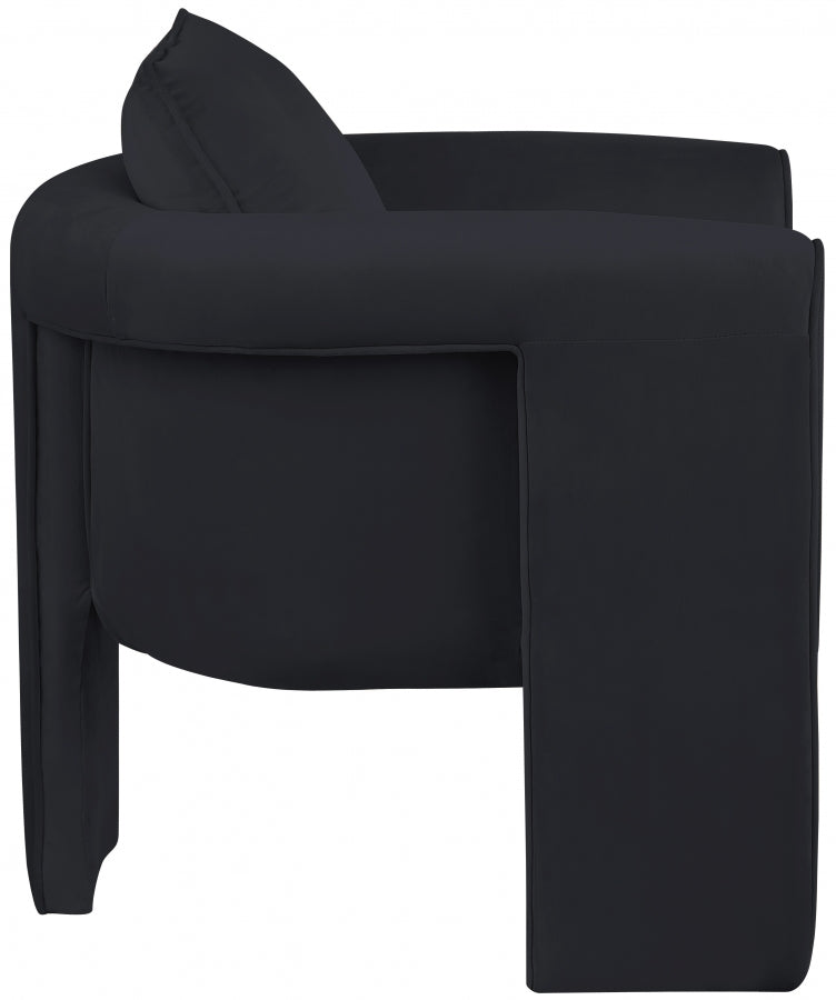 Salem Velvet Accent Chair