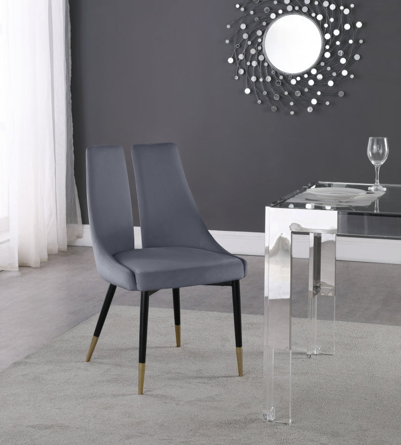 Stella Velvet Dining Chair (Set of 2)