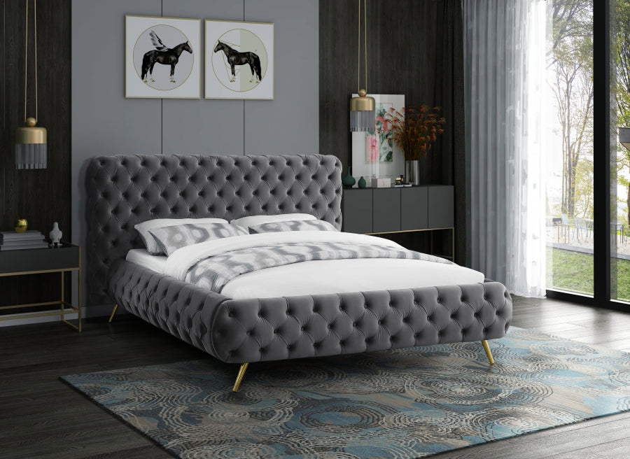 Delsy Velvet Bed