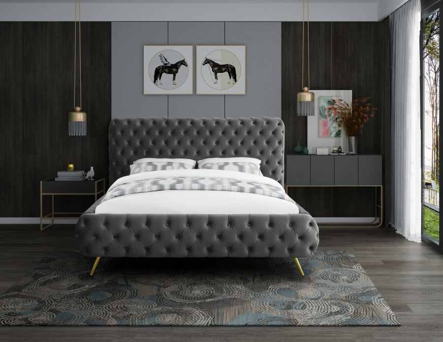 Delsy Velvet Bed