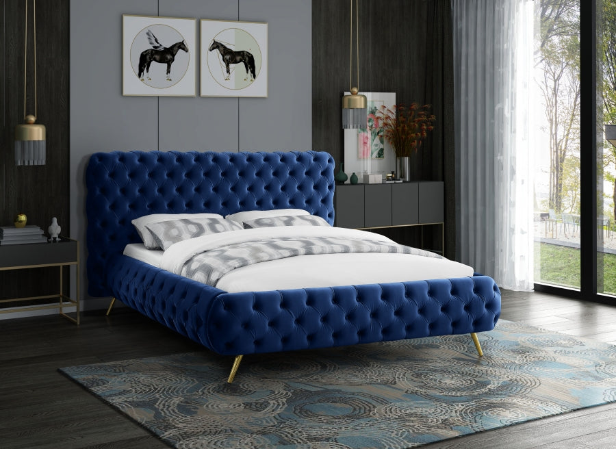 Delsy Velvet Bed