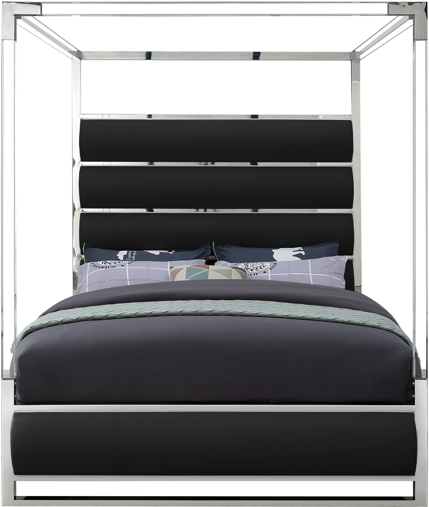 Emeri Faux Leather Bed