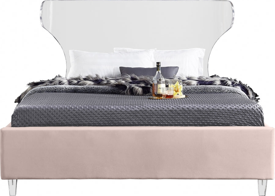 Ghost Velvet Bed