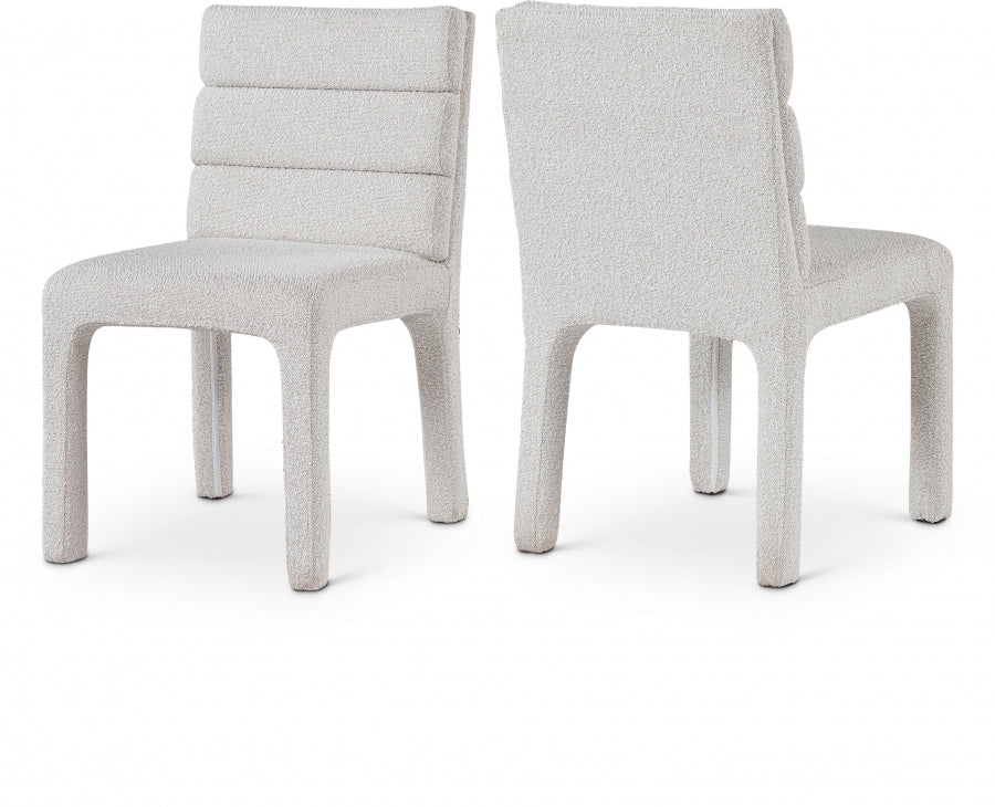 Kaz Boucle Fabric Dining Chair