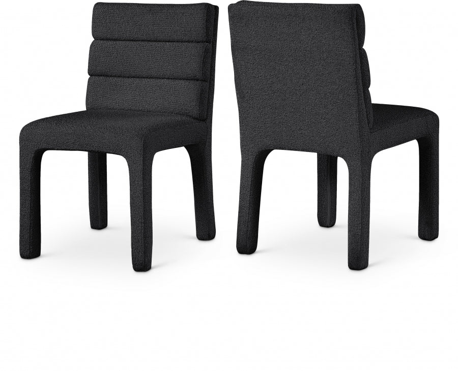 Kaz Boucle Fabric Dining Chair